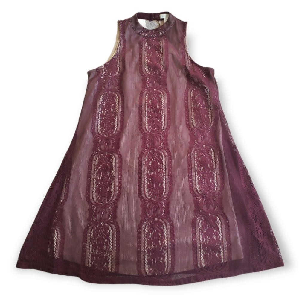 love, Fire Lace Sleeveless Dress